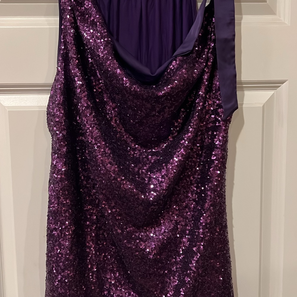 Jennifer Lopez Purple Sequin Tank